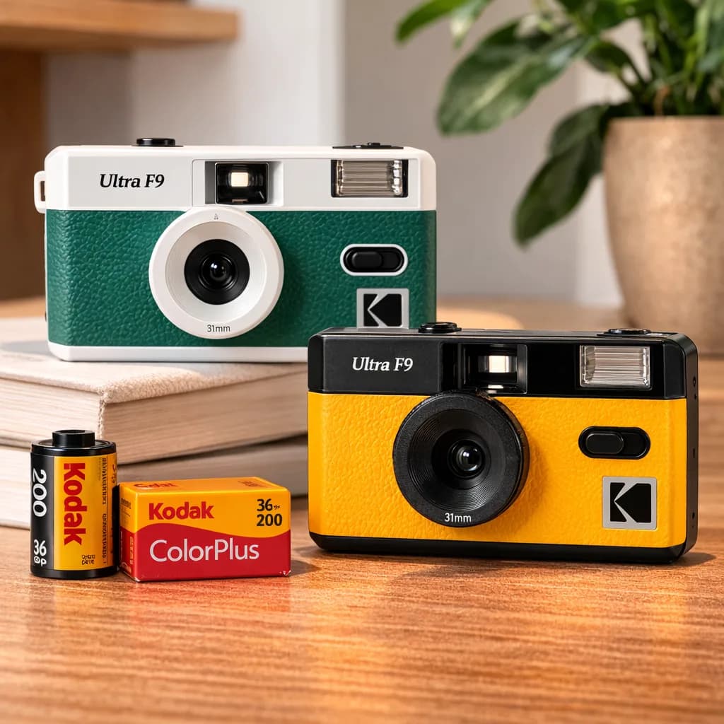 KODAK Ultra F9 מצלמת פילם אנלוגית ( ירוק ) – תמונה 2 מתוך 3
