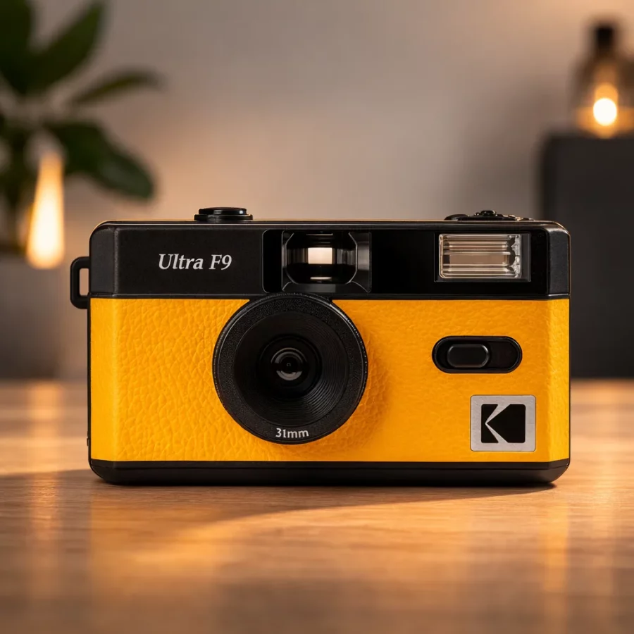 KODAK Ultra F9 מצלמת פילם אנלוגית ( צהוב )