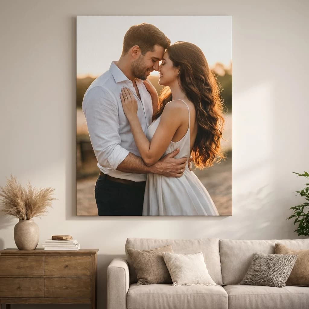 קנבס עם תמונה ענק 100X140 ס"מ - הדפסה בגודל גדול