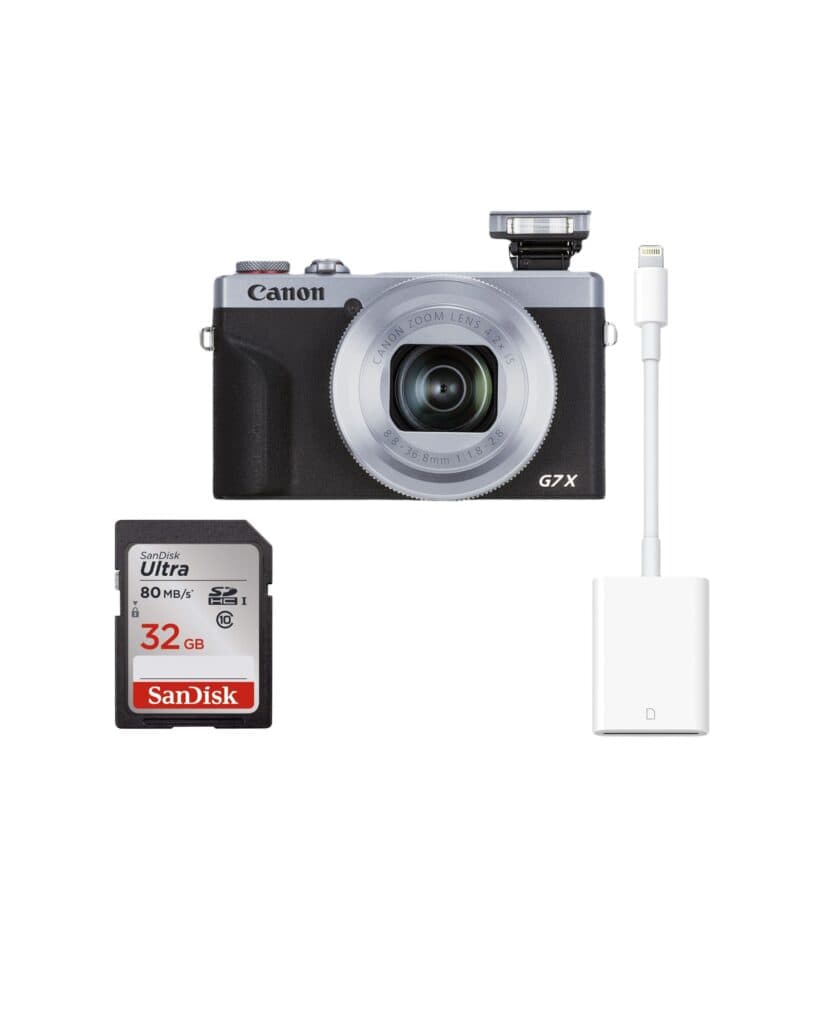 CANON G7XIII KIT (SILVER) יבואן רשמי