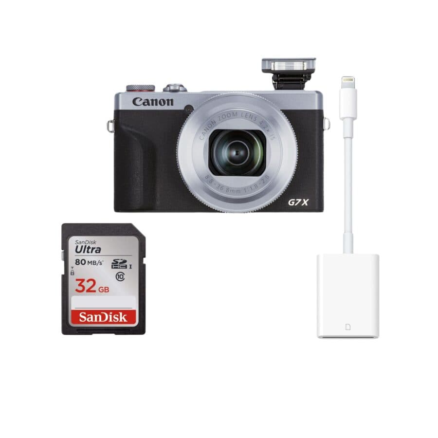 CANON G7XIII KIT (SILVER) יבואן רשמי