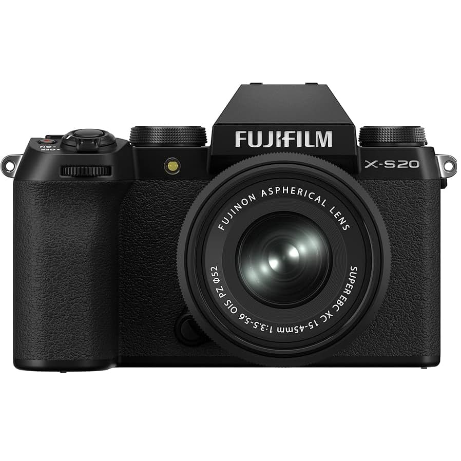 Fujifilm X-S20 קיט עם עדשת XC 15-45mm f/3.5-5.6 OIS PZ