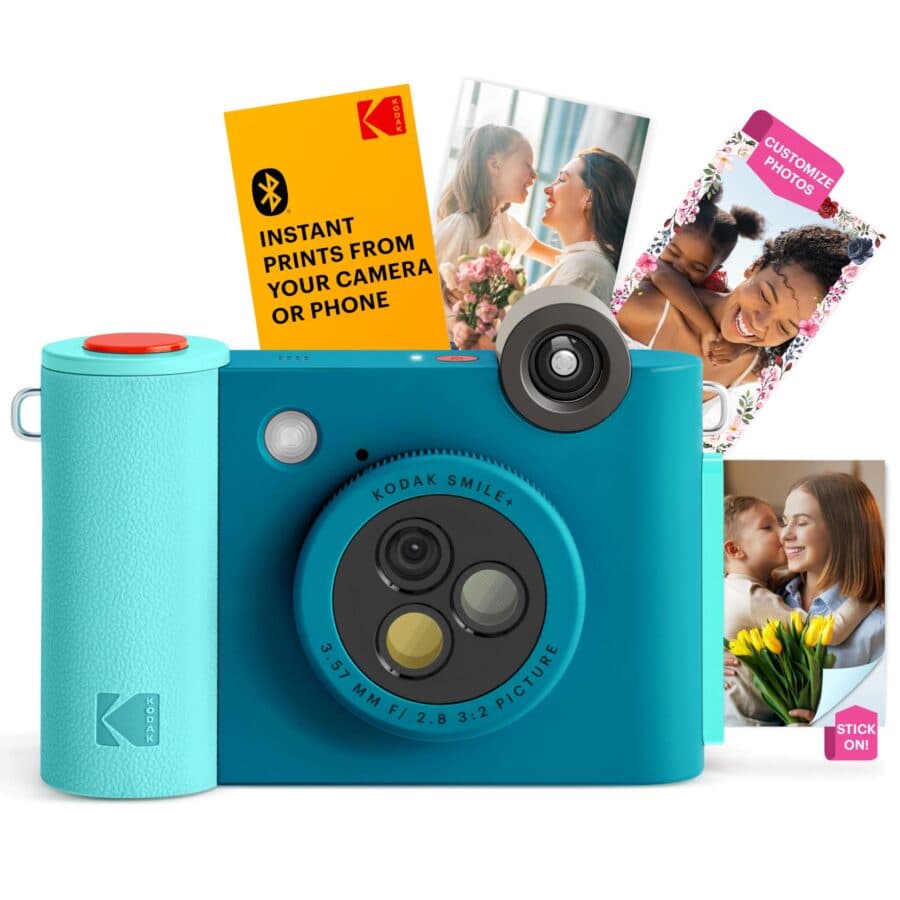 מצלמת פיתוח מיידי Kodak Smile Plus טורקיז
