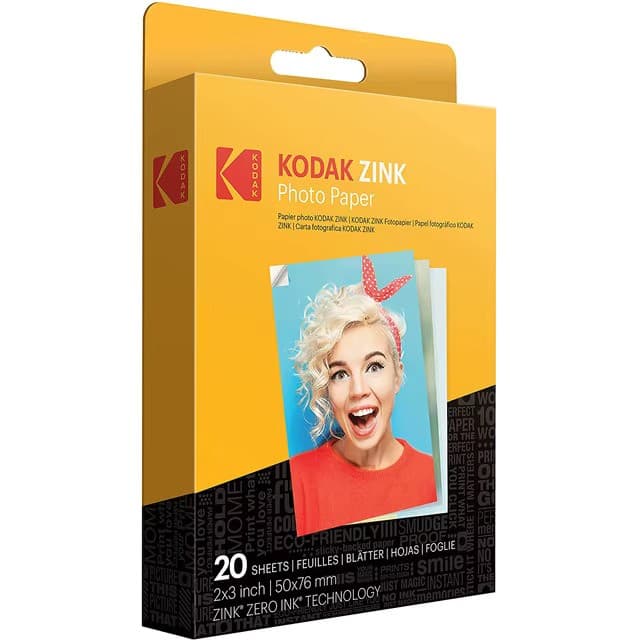 דפי צילום Kodak ZINK (חבילת 20 דפים)