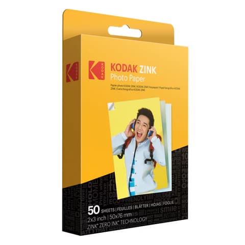 דפי צילום Kodak ZINK (חבילה של 50 דפים)